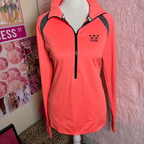 Victoria's Secret Pink zip up athletic top - Picture 1 of 8